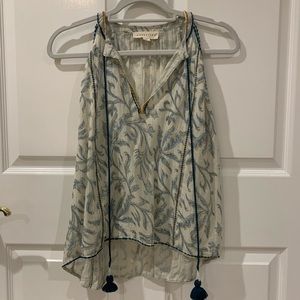 Lovestitch embroidered tank top